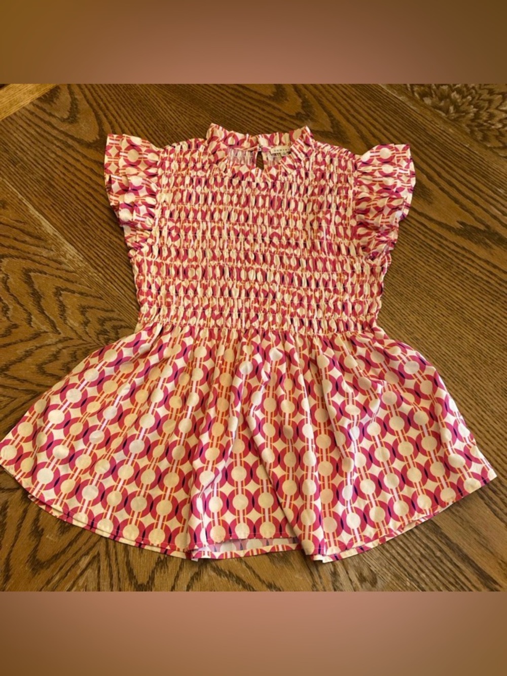 Jodifl “Celine” Smocked Blouse Size Small New With Tag!
